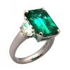 Anello smeraldo e diamanti - foto 1