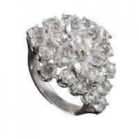 Anello Diamanti in oro bianco