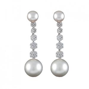 Orecchini pendenti perle Australiane